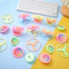 Wholesale of flying saucer gyroscope toys, flying disc sets, nostalgic toys, outdoor flying celestial bamboo dragonfly small toys details Picture